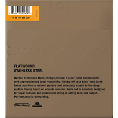 Dunlop Filés plats medium scale 5 cordes 40-120 - Vue 2