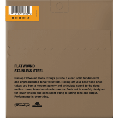 Dunlop Filés plats short scale 5 cordes 40-120 - Vue 2