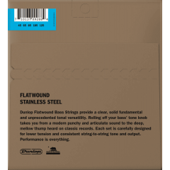 Dunlop Filés plats long scale 5 cordes 45-125 - Vue 2