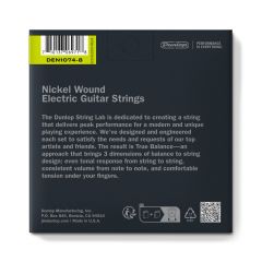 Dunlop Electric Nickel 10-74 8 cordes - Vue 2