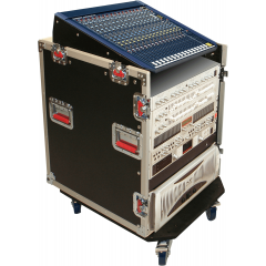 Gator Bois G-Tour pour console de mixage 12U avec rack 12U intégré - Vue 2