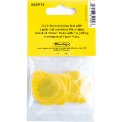 Dunlop Tortex Flow Standard 0,73mm sachet de 12 - Vue 2