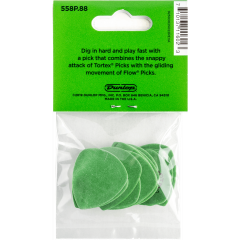Dunlop Tortex Flow Standard 0,88mm sachet de 12 - Vue 2