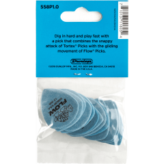 Dunlop Tortex Flow Standard 1,00mm sachet de 12 - Vue 2