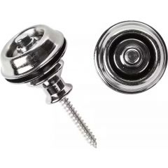 Dunlop Straplock Dual - Black Chrome - Vue 2