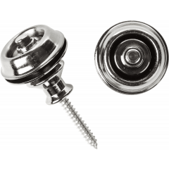 Dunlop Straplock Dual - Black Chrome - Vue 2