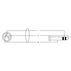 Cordial Câble audio asymétrique XLR femelle/minijack 3m - Vue 2
