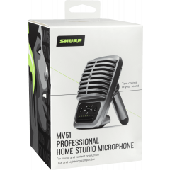 Shure MV51 Micro numérique USB à condensateur large diaphragme - Vue 2