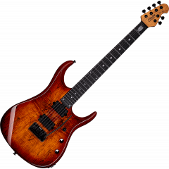 Sterling JP150DSM-BOB, John Petrucci JP15 Signature, micros Di Marzio, Blood Orange Burst  - Vue 2