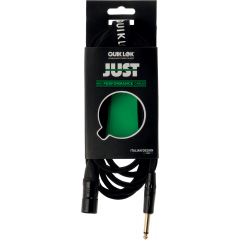 Quiklok Câble microphone XLR mâle - jack mono 5 m - Vue 2