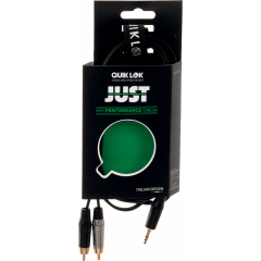 Quiklok Câble audio minijack stéréo - 2 x RCA 3 m - Vue 2