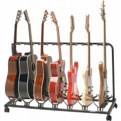 Quiklok GS/471 stand pour 7 guitares avec roulettes - Vue 2