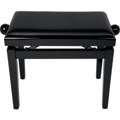 Quiklok PB/100BKL - Banquette deluxe en bois - Noir Brillant - Assise Simili. - Vue 2