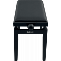 Quiklok PB/100BKS - Banquette deluxe en bois - Noir Mat - Assise Simili. - Vue 2