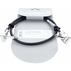 Cordial Câble patch guitare jack coudés pancake 15 cm  - Vue 2