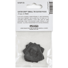 Dunlop Gator Grip small triangle 0,73mm, Player's Pack de 6 - Vue 2