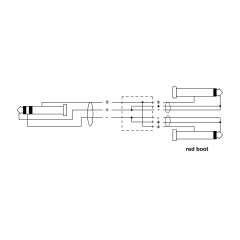 Cordial Câble Y bretelle jack stéréo mâle / 2 jacks mono mâles 3 m - Vue 2