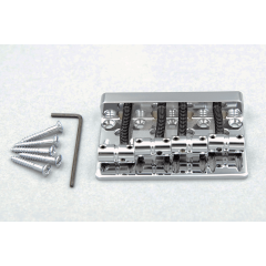 Lutherie 201B chevalet basse 4 cordes chrome vis noires - Vue 2