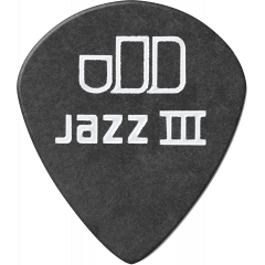Dunlop Tortex Pitch Black Jazz III 0,73mm sachet de 72 médiators - Vue 2