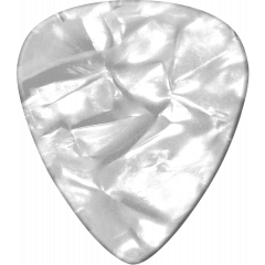 Dunlop Genuine Celluloid Classic, Player's Pack de 12, perloid white, heavy - Vue 2