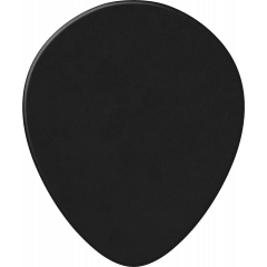 Dunlop Black Teardrop Player's Pack de 12 médiators, medium - Vue 2
