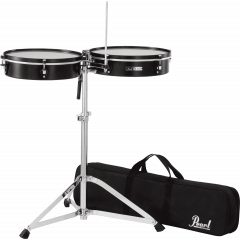 Pearl Timbales Travel 14" et 15" avec stand - Vue 2