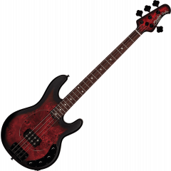 Sterling Stingray RAY34PB, Dark Scarlet Burst Satin - Vue 2