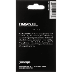 Dunlop Rock III Custom Jazz III sachet de 6 - Vue 2