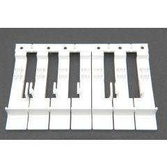 Novation Bloc de 7 touches blanches : launchkey mini mk3 keyboard - Vue 2