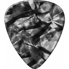 Dunlop Genuine Celluloid Classic, Player's Pack de 12, perloid black, heavy - Vue 2