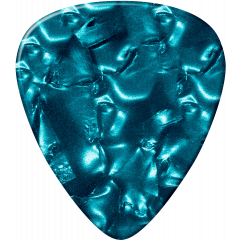 Dunlop Genuine Celluloid Classic, sachet de 72, turquoise, heavy - Vue 2