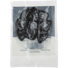 Dunlop Lucky 13 Series III, sachet de 36 #16 HelmetSkull, black, 0.60 mm - Vue 2