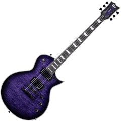 Ltd EC-1000 QM See Thru Purple Sunburst - Vue 2