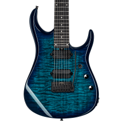 Sterling JP157DQM-CPD John Petrucci JP15, micros Di Marzio, 7 cordes, Cerulean Paradise - Vue 2