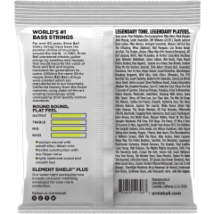 Ernie Ball Regular Slinky Flatwound Short Scale 45-105 - Vue 2