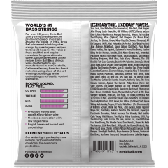 Ernie Ball Power Slinky Flatwound Short Scale 50-110 - Vue 2