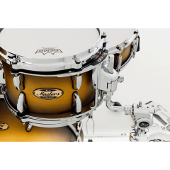 Pearl Masters Maple Pure Fusion 4 fûts Premium Matte Olive Burst - Vue 2