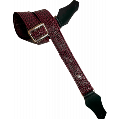 Get'M Get'M Sangle 2" Aussie Gator Burgundy - Vue 2