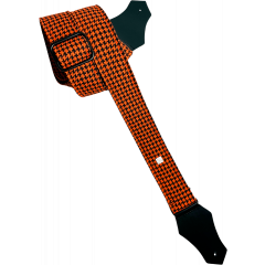 Get'M Get'M Sangle 2" Fly Hounds Tooth Orange - Vue 2