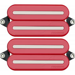 Fishman Set Fluence Modern Humbucker OpenCore Actifs, 6 cordes, 3 Voix, Rouge, Rail Nickel - Vue 2