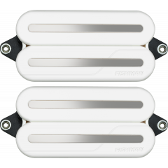 Fishman Set Fluence Modern Humbucker OpenCore Actifs, 6 cordes, 3 Voix, Blanc, Rail Nickel Noir - Vue 2