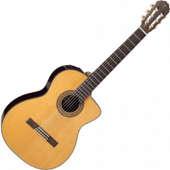 Takamine EC132SC Classique, cutaway électro-acoustique, Natural - Vue 2