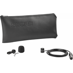 Shure Micro cravate compact noir omnidirectionnel - connecteur TQG - Vue 2