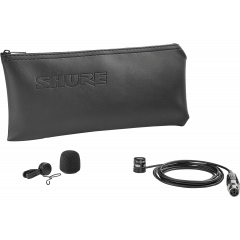 Shure Micro cravate compact noir supercardioïde - connecteur TQG - Vue 2