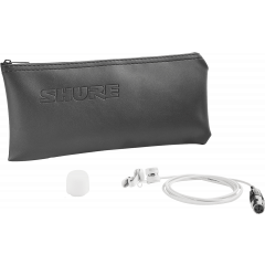 Shure Micro cravate compact blanc cardioïde - connecteur TQG - Vue 2