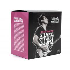 Ernie Ball Cordes électriques John Mayer Silver Slinky Nickel Wound - 10,5-47 - pack de 6 - Vue 2