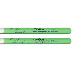 Zildjian 5B DIP vert fluo - Vue 2