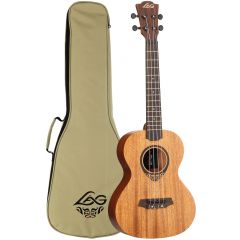 Lâg Ukulele Tiki Uku 110 Tenor Dos Bombé Table Massive - Vue 2