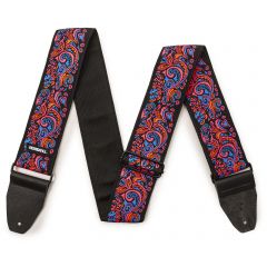 Dunlop Jimi Hendrix Blacklight Love Drops Pink Strap - Vue 2