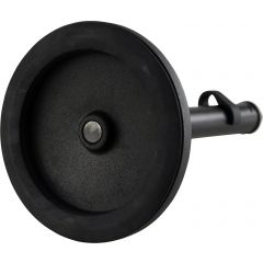 Gator Frameworks Pied de micro de bureau avec base ronde de 15 cm et hauteur fixe de 23 cm - Vue 2